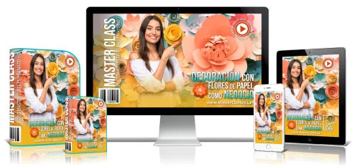 DECORACIÓN CON FLORES DE PAPEL COMO NEGOCIO