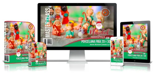 NAVIDAD PRODUCTIVA CON PORCELANA FRÍA 2D Y 3D