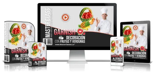 GARNISH DECORACIÓN CON FRUTAS Y VERDURAS